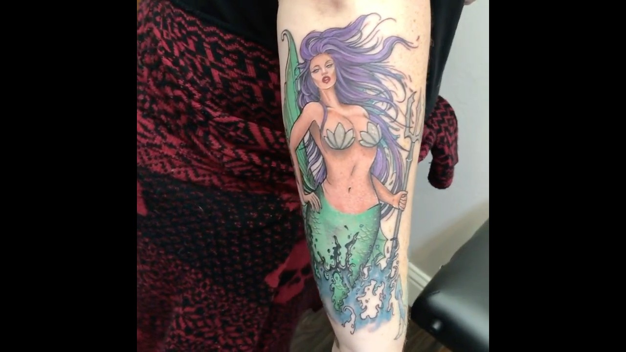 Mermaid tattoo- Kristie California