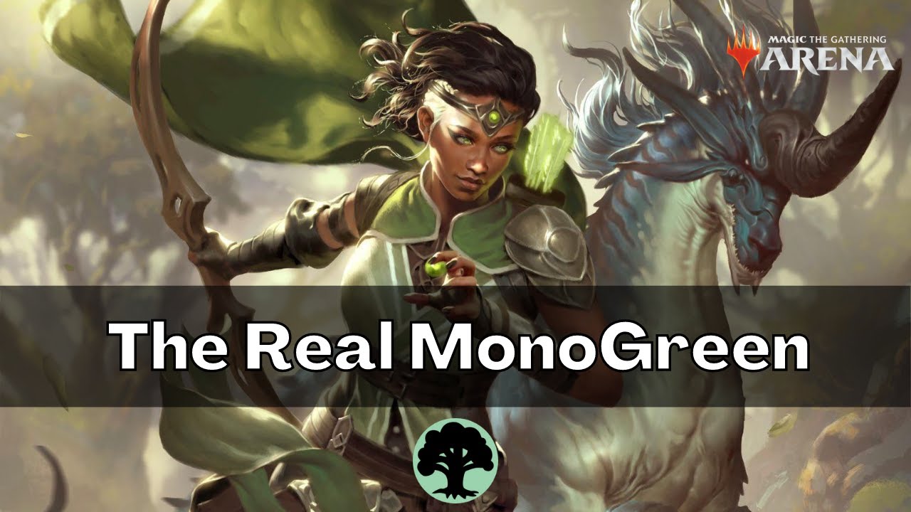 The Real Mono Green!!! - MTG Arena - Italian Mage - Mono Green Devotion - Standard 2021