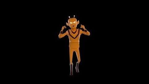 Alien Dancing Running Man | Motion Graphics - Videohive template