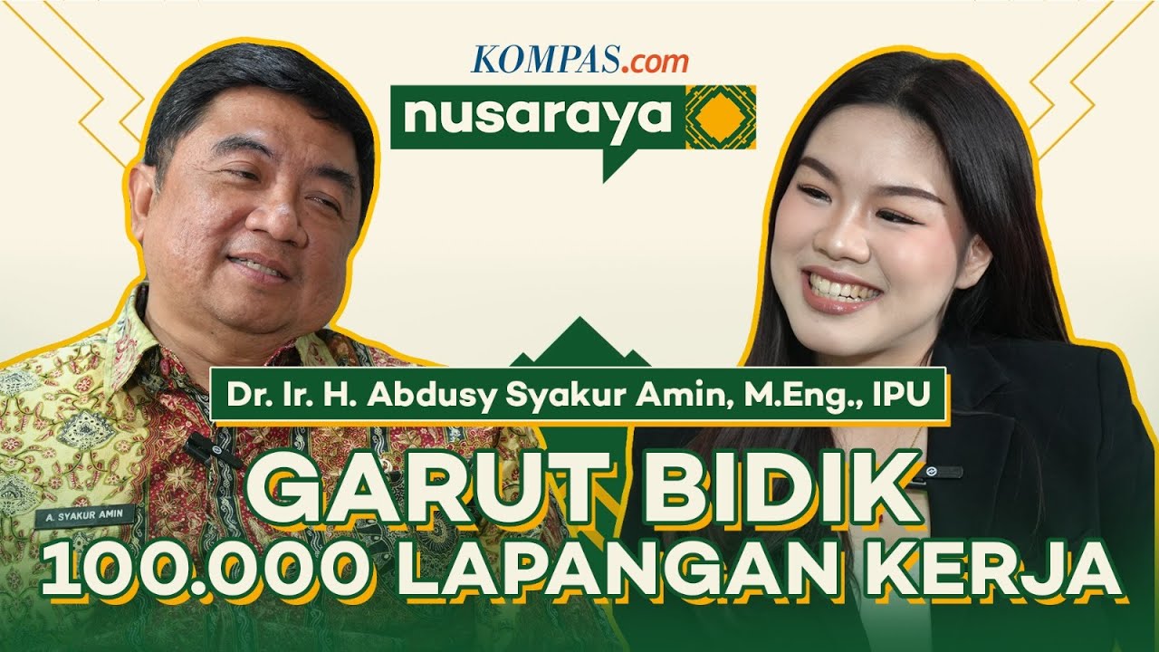 Garut Kejar Target 100.000 Lapangan Kerja, Bagaimana Rancangannya? | Bupati Syakur di NUSARAYA