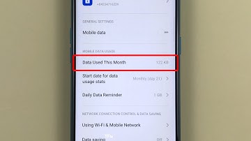 How to view Data Used this month on OPPO A31 Android 9