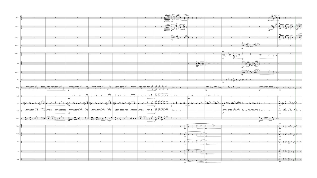 Symphony No. 2: Battery for Orchestra and Percussion, Movement I (Version 1.4)