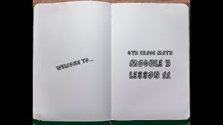 4th Grade: Module 5 - Lesson 11