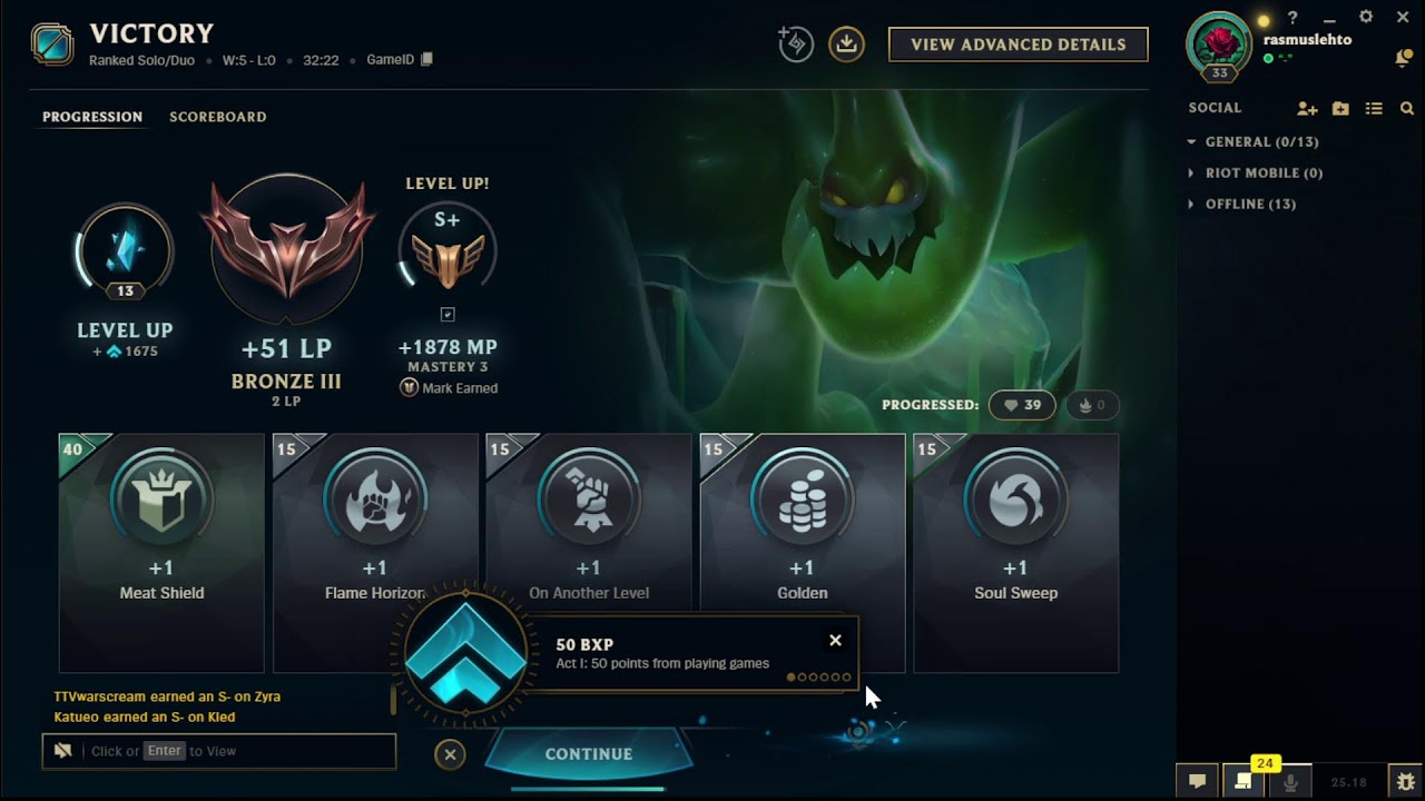TARGET: Reach Platinum or higher // Placement games on EUW