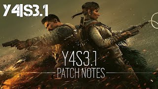 Rainbow Six Siege | Y4S3.1 Patch Notes