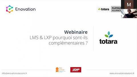 [Webinaire Enovation] LMS & LXP: Pourquoi sont-ils complémentaires ?