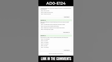 Adobe Experience Manager DevOps Engineer Expert AD0-E124 Exam Dumps