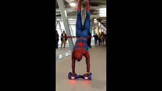 SPIDER-MAN Stunts & Hoverboard #shorts