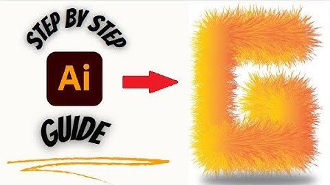 How To Create a Letter G Realistic 3D Fur Effect in Adobe Illustrator Tutorial For Beginner