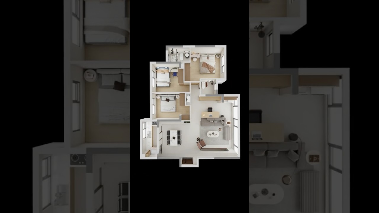 Как исправить слишком длинный коридор с помощью одного простого приема планировки