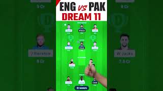 ENG vs PAK Dream11 Team Today Prediction, England vs Pakistan Dream11: Fantasy Tips, Stats, Analysis