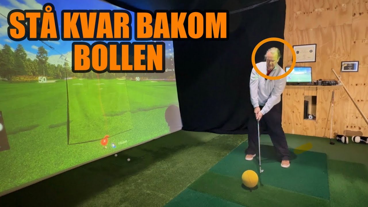 Stå kvar bakom bollen för mer kraft och kontroll…