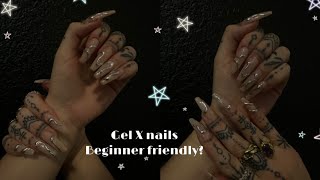 GEL X NAILS HOW HARD CAN IT BE?! TESTING GEL X FOR FIRST TIME | CHROME 3D NAILS | VANESSA LOPEZ