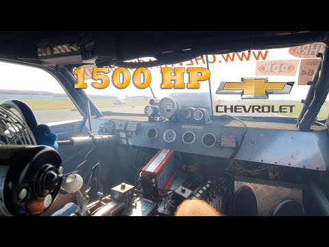 CHEVY NOVA SS DRAG 1500 HP 9.2 ccm🔥INSIDE CAMERA🎥