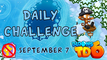 Bloons TD 6 Daily Challenge | Yum Said Yoshi | No Hero No Mk No Powers Used | September 7 2022