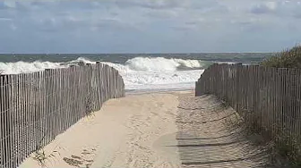 Ocean City Maryland Big Breaking Waves 