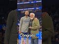 The Warriors Give Bert Sr. the Brate Award 🥹| #shorts