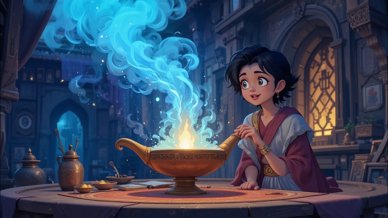 जादूई दीया की कहानी और गरीब किसान || HINDI KAHANI by Abhi 3D | 