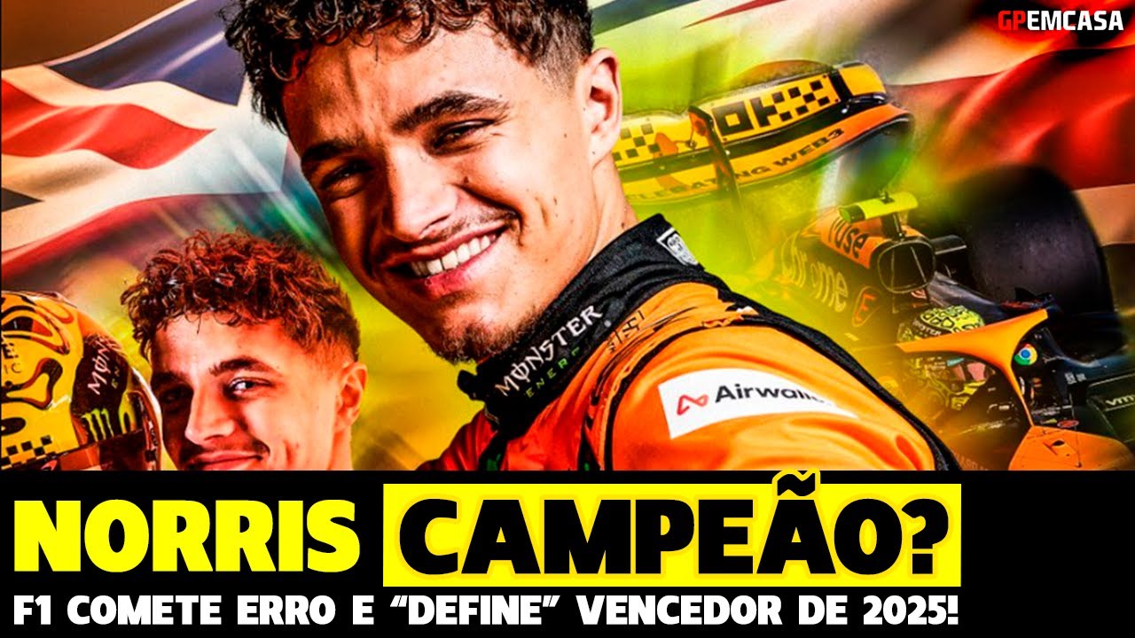 F1 "Define" Norris Como Campeão De 2025, Mas Corrige Erro Rapidamente | Fórmula 1 | Gp Em Casa