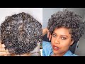 TWA WASH AND GO ON MY SILVER NATURAL HAIR // Samantha Pollack