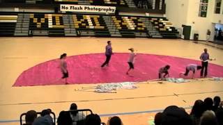 OPHS Winterguard 3-24-12 at Woodbridge HS competition