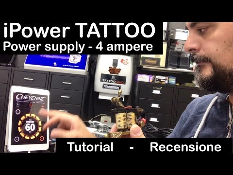 Ipower TATTOO - Power Supply review. 4 Ampere, for coils and rotary. Also cheyenne. Tutorial