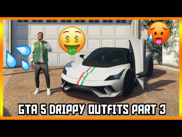 GTA 5 DRIPPY OUTFITS PART 3 💦 