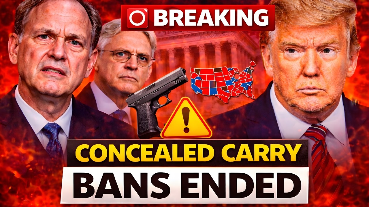 BREAKING: Court Decision to END Concealed Carry Bans — DOJ & 30 States Back It Today!