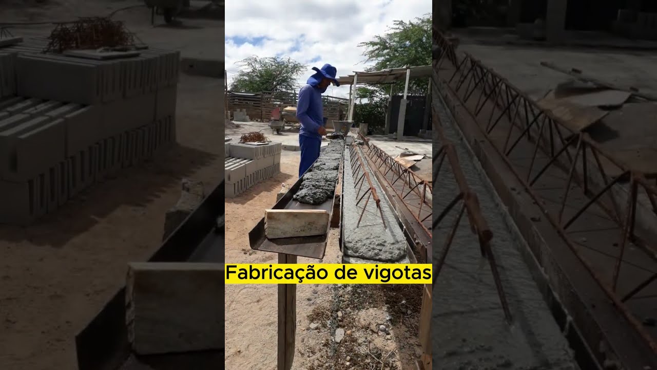 Fabricação de vigotas