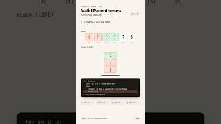 Valid Parentheses Explained 🔥 | Stack Data Structure | LeetCode #20 | Coding Interview