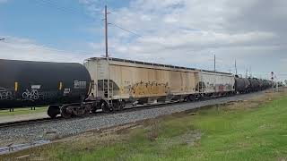 The southbound CPKC Altona way freight cruises through St James JCT on May 20th, 2024.