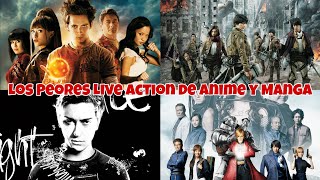 Los Peores Live Action de Anime y Manga