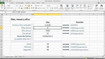 Excel Funciones de Fecha, Función Ahora (), Video Curso Capítulo 5 Las Funciones 06