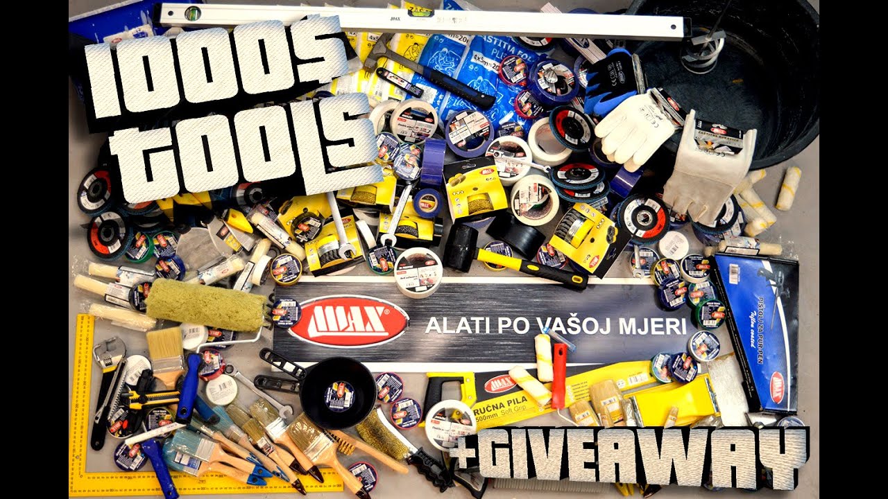 BIG Unboxing 1000$ Tools /// +GIVEAWAY - YouTube