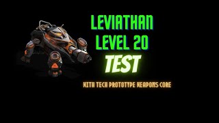 War Commander | Leviathan Level 20 With Tech Prototype Weapons Core Test
