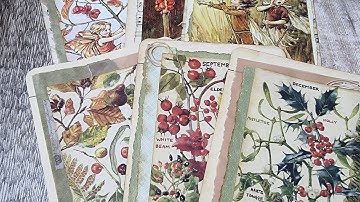 Journal Cards - Edith Holden Stacked Envelope Junk Journal Using a File Folder - Part 6