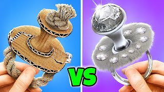 ¡Batalla de la Vida de Mamá! 💸 Manualidades DIY vs Juguetes de Lujo | Trucos Divertidos para Padres