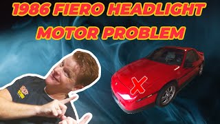 1986 Fiero Headlight Motor Fix