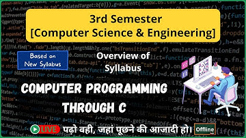3rd sem || COMPUTER PROGRAMMING THROUGH C || Overview of syllabus || Computer Science & Engg.