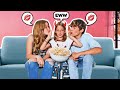 My Little Sister THIRD WHEELING My Date With My CRUSH **awkward** |Claire Rocksmith