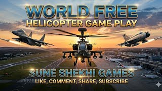 WORLD FREE Helicopter Game Play | Helicopter Flight Simulator Gameplay | Android Gaming screenshot 1