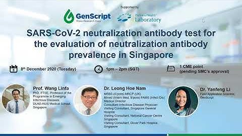 SARS-CoV-2 neutralizing antibody test for evaluating neutralizing antibody prevalence in Singapore