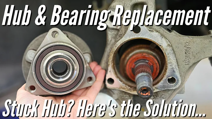 How to Replace a Wheel Bearing And Hub Assembly | How To Remove A Stuck Wheel Bearing