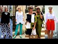 Как одеваться женщинам за 60 летом 2022. Как быть стильной в 60+