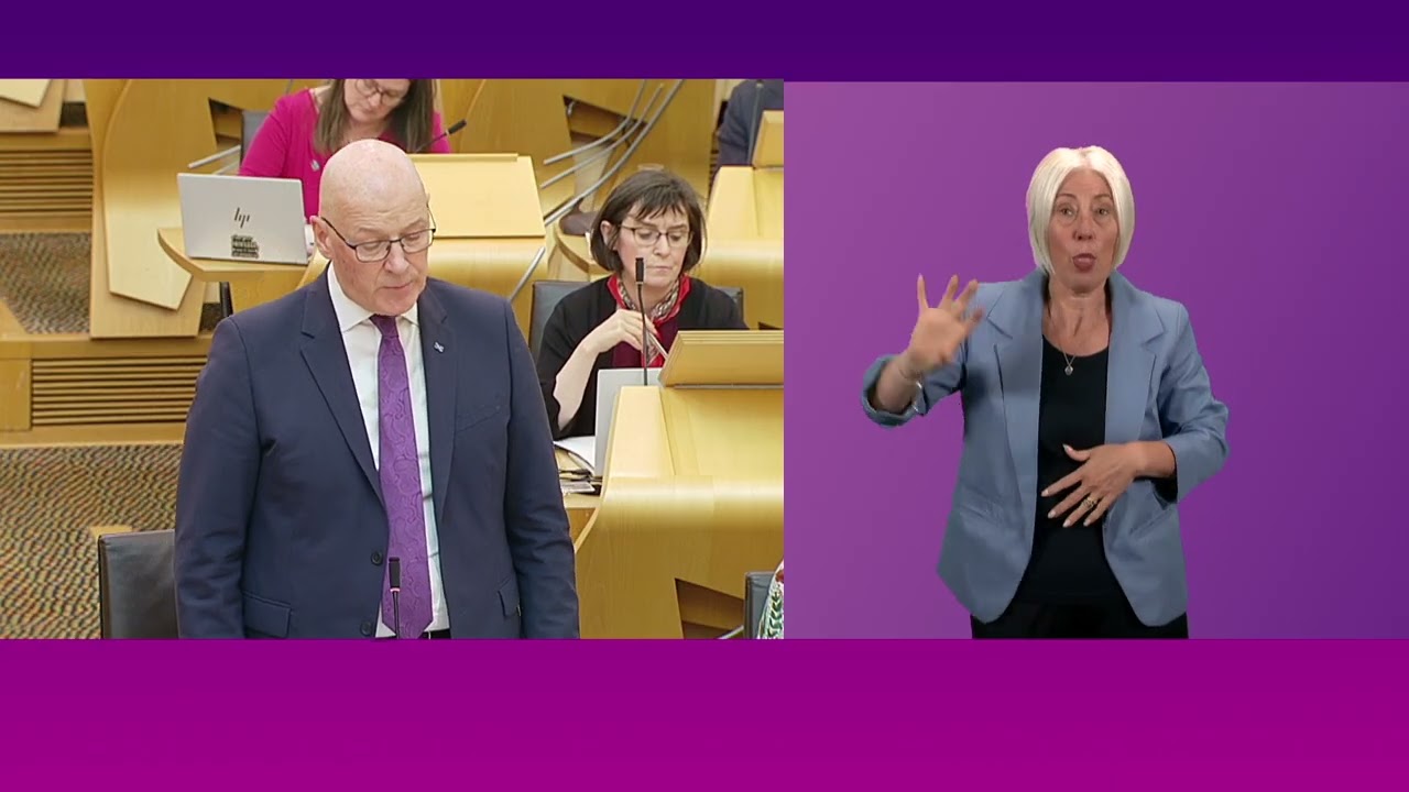 Thumbnail for First Minister’s Statement: Programme for Government 2026-31 - 01 September 2026 (BSL)
