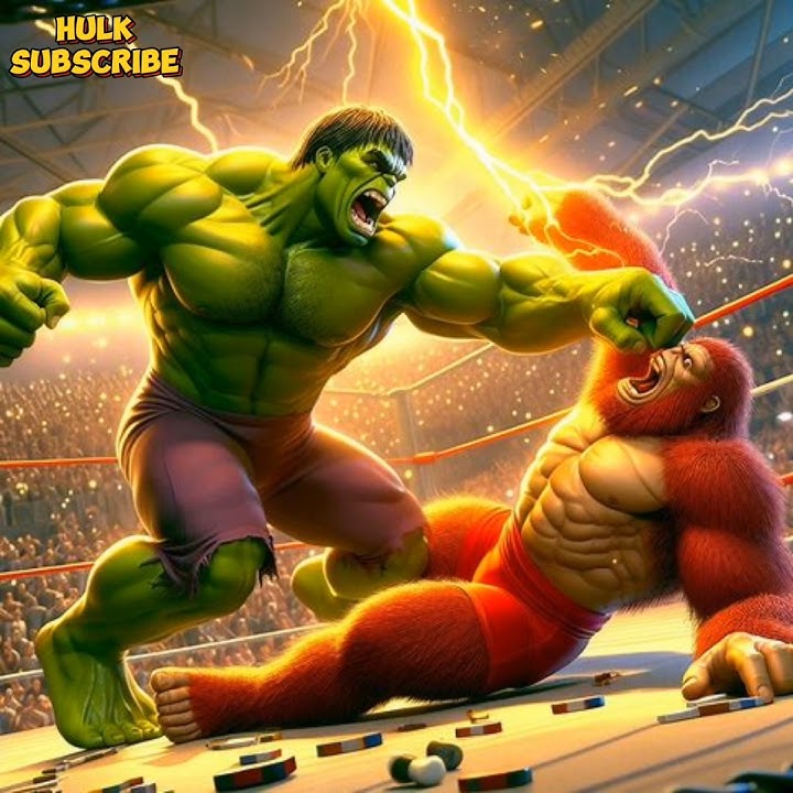 Fight For HULK 😭।। HULK 🆚 KINGKONG #shorts #aistories #kingkong #superman #cartoon