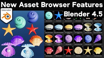 New Asset Browser Features in Blender 4.5!