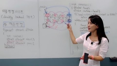 [📌이중 연결 리스트 10] 역순 연결 | doubly linked list