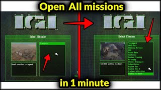 In IGI 1 - how to open all missions or Level in 1 minute ,Skip all missions, config qvm file for IGI screenshot 3