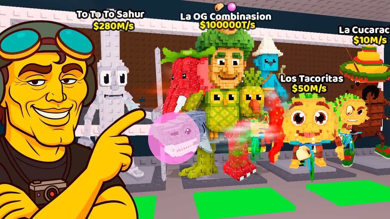 Robé los NUEVOS BRAINROTS OP en STEAL A BRAINROT